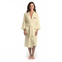 Lightweight Waffle Bathrobe with Custom Name and Heart Bathrobe